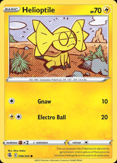 098/264 Helioptile - Fusion Strike