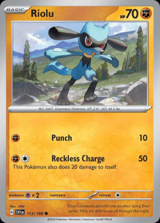 113/198 Riolu - Scarlet and Violet