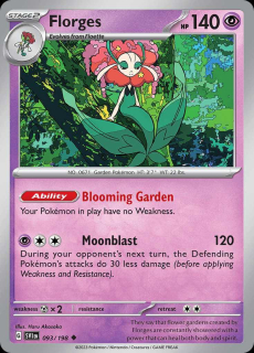 093/198 Florges - Scarlet and Violet