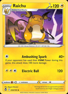 050/195 Raichu - Silver Tempest