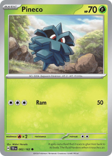 002/162 REVERSE HOLO Pineco - Temporal Forces