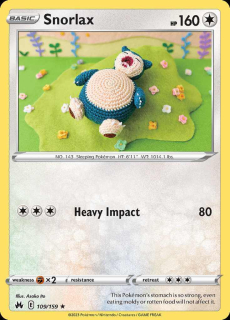 109/159 Snorlax - Crown Zenith