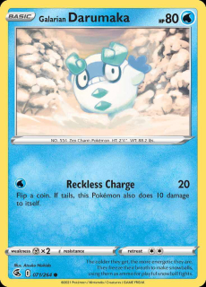 071/264 Galarian Darumaka - Fusion Strike