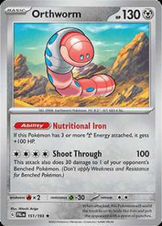 151/193 HOLO Orthworm - Paldea Evolved