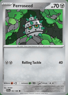 062/086 Ferroseed - Chaos Rising