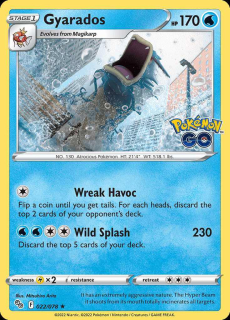 022/078 HOLO Gyarados - Pokémon GO