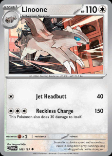 168/197 Linoone - Obsidian Flames