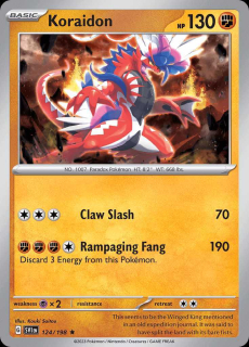 124/198 HOLO Koraidon - Scarlet and Violet