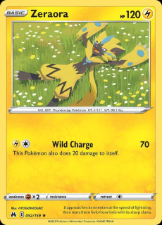 052/159 Zeraora - Crown Zenith