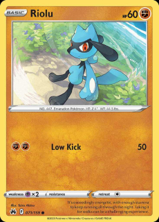 071/159 Riolu - Crown Zenith