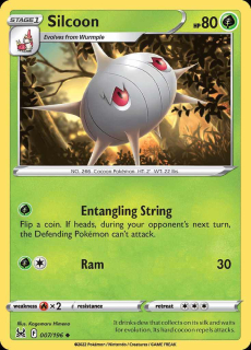 007/196 Silcoon - Lost Origin
