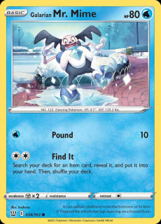 034/163 Galarian Mr. Mime - Battle Styles