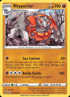 091/196 Rhyperior - Lost Origin