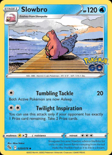 020/078 REVERSE HOLO Slowbro - Pokémon GO