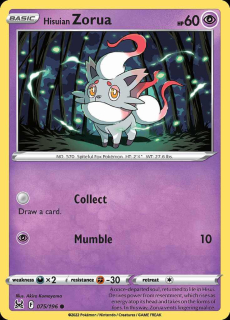 075/196 Hisuian Zorua - Lost Origin