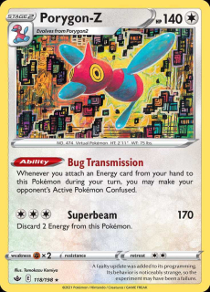 118/198 HOLO Porygon-Z - Chilling Reign