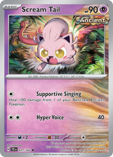 077/162 REVERSE HOLO Scream Tail - Temporal Forces