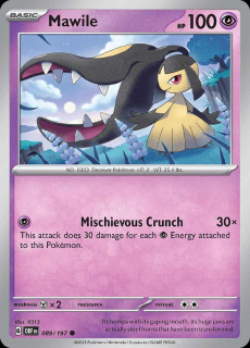 089/197 REVERSE HOLO Mawile - Obsidian Flames
