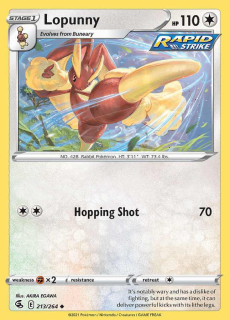 213/264 Lopunny - Fusion Strike