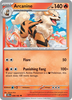 028/182 Arcanine - Destined Rivals
