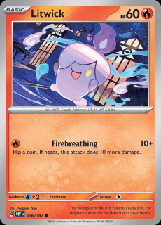036/197 Litwick - Obsidian Flames