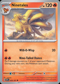 029/197 Ninetales - Obsidian Flames