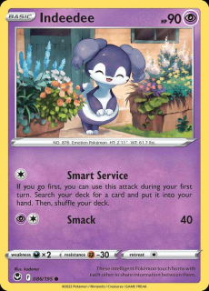 086/195 Indeedee - Silver Tempest