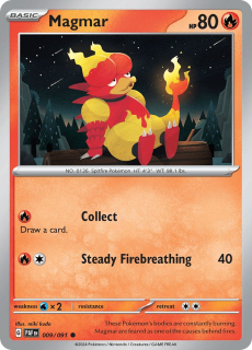 009/091 Magmar - Paldean Fates