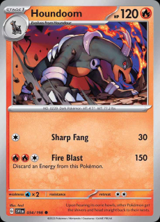 034/198 Houndoom - Scarlet and Violet