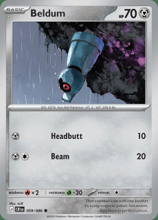 059/086 Beldum - Chaos Rising