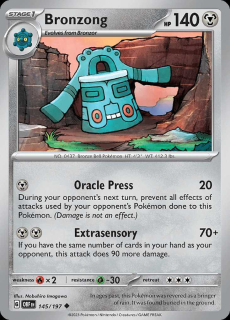 145/197 Bronzong - Obsidian Flames