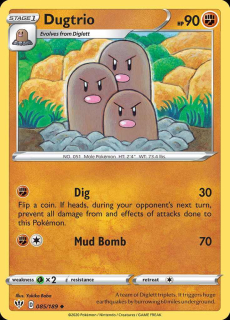 085/189 Dugtrio - Darkness Ablaze