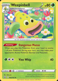 002/163 Weepinbell - Battle Styles
