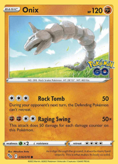 036/078 Onix - Pokémon GO