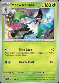 015/198 HOLO Meowscarada - Scarlet and Violet