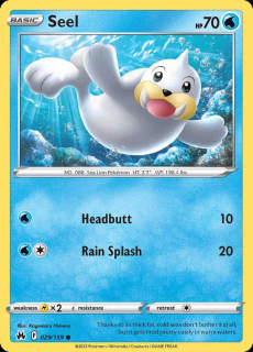 029/159 REVERSE HOLO Seel - Crown Zenith