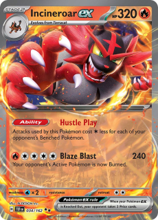 034/162 Incineroar ex - Temporal Forces