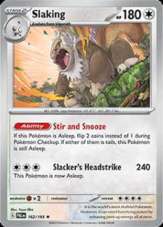 162/193 HOLO Slaking - Paldea Evolved