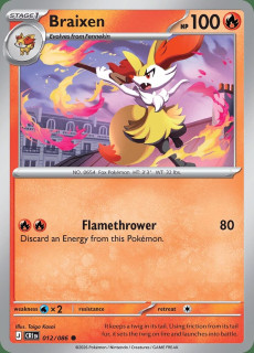 012/086 Braixen - Chaos Rising