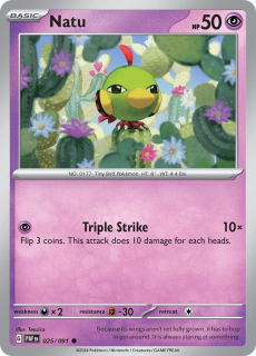 025/091 Natu - Paldean Fates