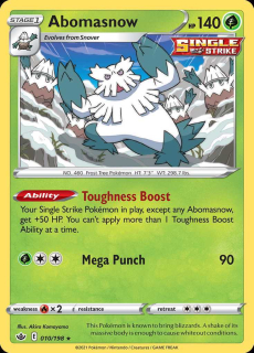 010/198 Abomasnow - Chilling Reign