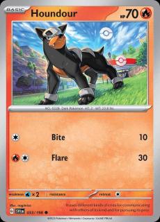 033/198 Houndour - Scarlet and Violet