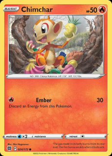 024/172 Chimchar - Brilliant Stars