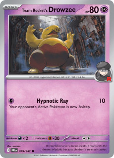 079/182 Team Rocket's Drowzee - Destined Rivals