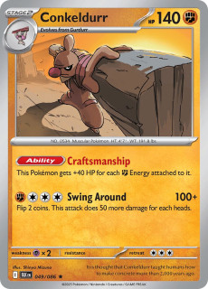 049/086 HOLO Conkeldurr - Black Bolt