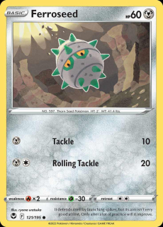 121/195 Ferroseed - Silver Tempest