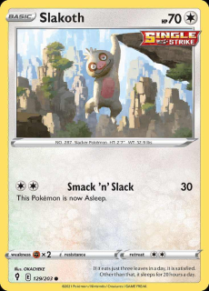129/203 Slakoth - Evolving Skies