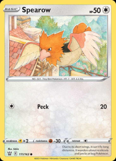 111/163 Spearow - Battle Styles