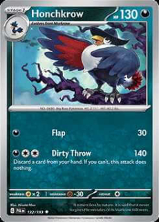 132/193 Honchkrow - Paldea Evolved