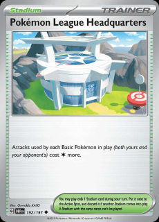 192/197 Pokémon League Headquarters - Obsidian Flames